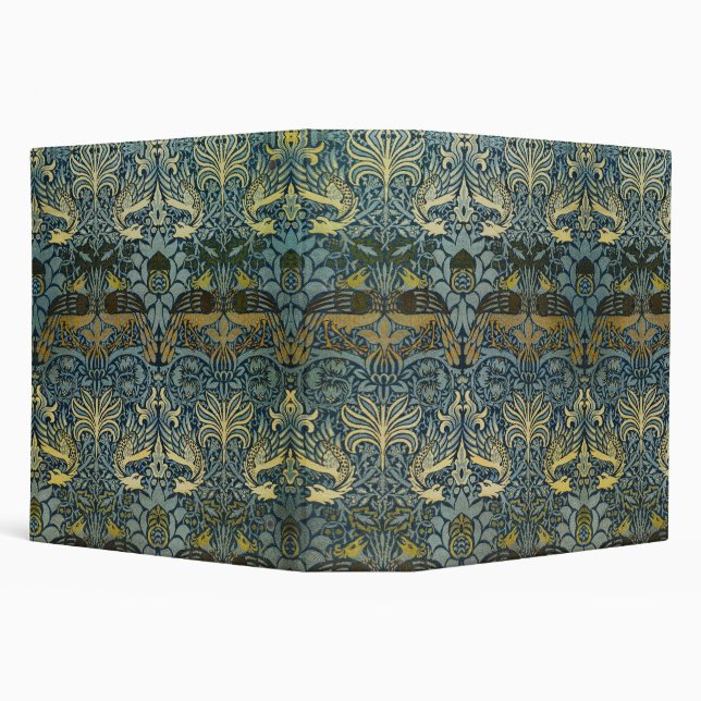 William Morris Peacock Dragon Classic Binder (Background)