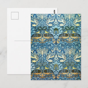 William Morris Peacock Dragon Classic Postcard