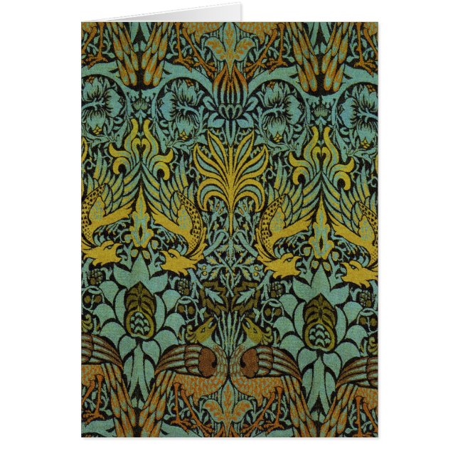 William Morris Peacock Dragon Wallpaper  (Front)