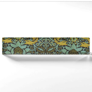 William Morris Peacock Dragon Wallpaper  Nameplate