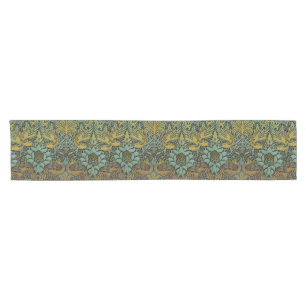 William Morris Peacock Dragon Wallpaper  Short Table Runner