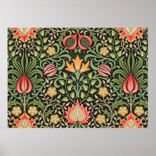William Morris Persian Carpet Art Print Design