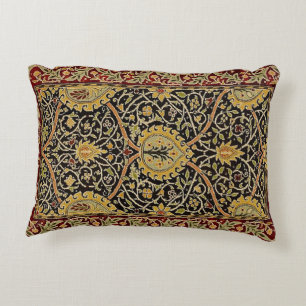 William Morris Persian Carpet Art Print Design Decorative Pillow