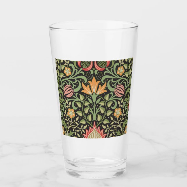 William Morris Persian Floral Antique Glass (Front)