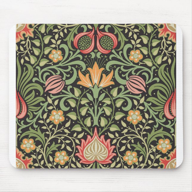 William Morris Persian Floral Antique Mouse Pad (Front)
