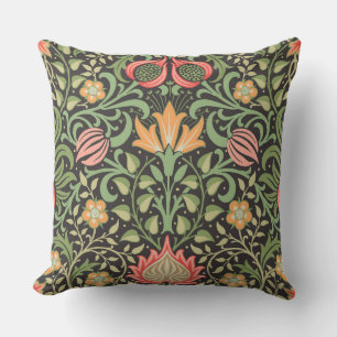 William Morris Persian Floral Antique Outdoor Pillow