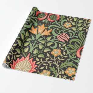William Morris Persian Floral Antique Wrapping Paper