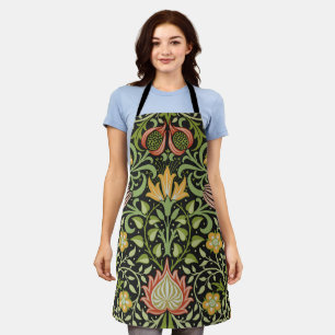 William Morris Persian Floral Botanical Design Apron
