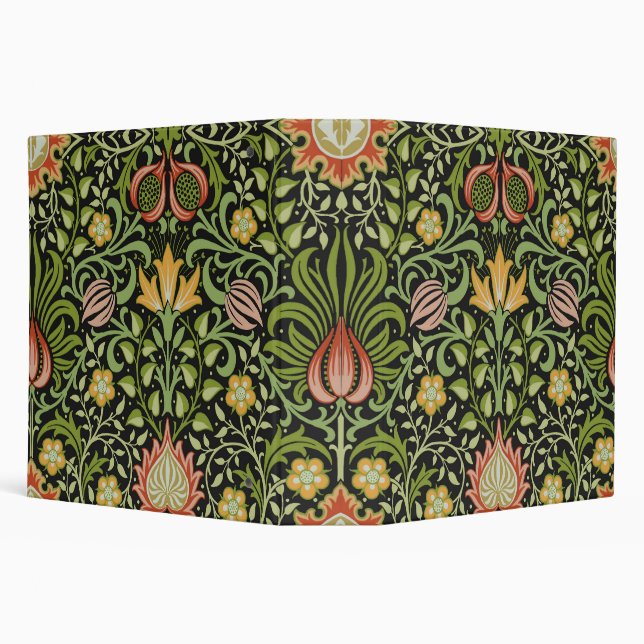 William Morris Persian Floral Botanical Design Binder (Background)