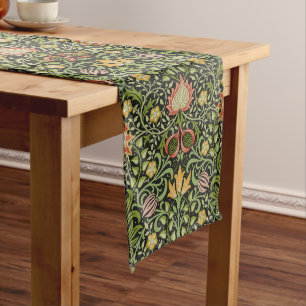 William Morris Persian Floral Botanical Design Long Table Runner