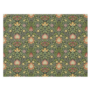 William Morris Persian Floral Botanical Design Tablecloth