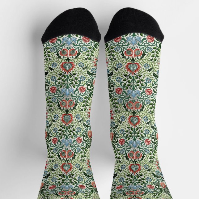 William Morris "Persian Floral" Socks (Top)