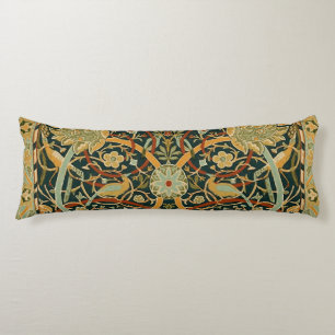 William Morris Persian Oriental Carpet Art Body Pillow