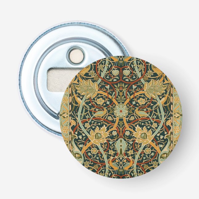 William Morris Persian Oriental Carpet Art Bottle Opener (Front)