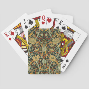 William Morris Persian Oriental Carpet Art Playing Cards