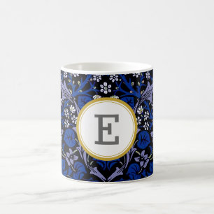 William Morris PERSONALIZED INITIAL Coffee Mug