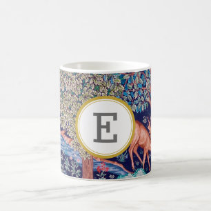William Morris PERSONALIZED INITIAL Coffee Mug
