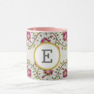 William Morris PERSONALIZED INITIAL Mug