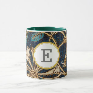 William Morris PERSONALIZED INITIAL Mug