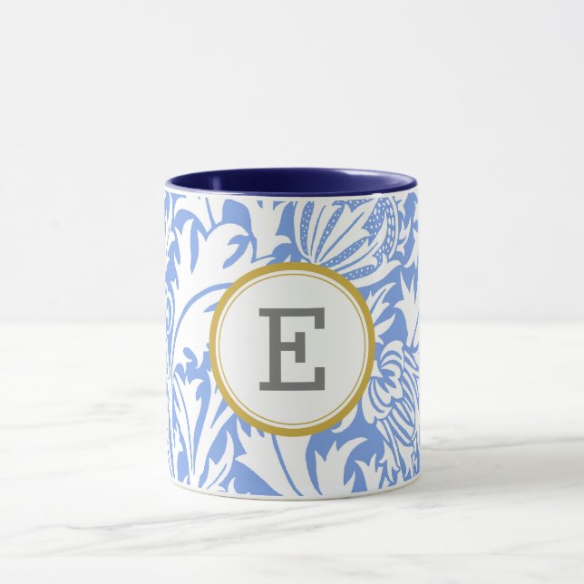 William Morris PERSONALIZED INITIAL Mug (Center)