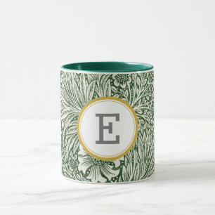 William Morris PERSONALIZED INITIAL Mug