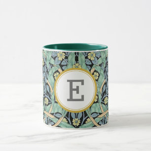William Morris PERSONALIZED INITIAL Mug