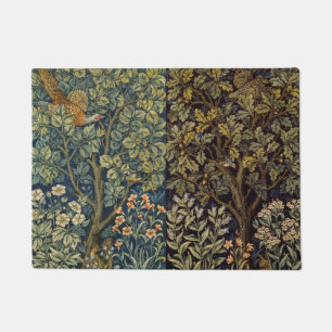 William Morris - Pheasant Bird Tree Botanical Doormat