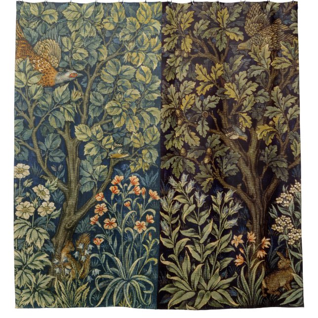 William Morris Pheasant Bird Tree Flower (Front)