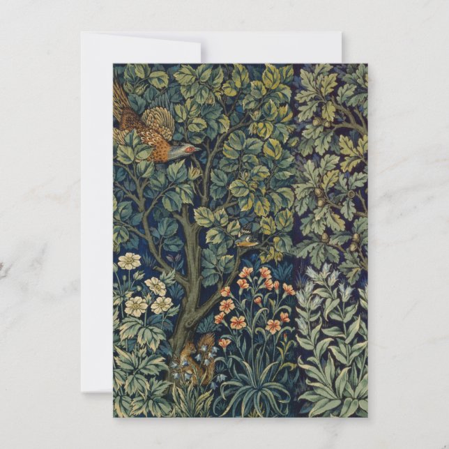 William Morris Pheasant Bird Tree Woodland (Front)