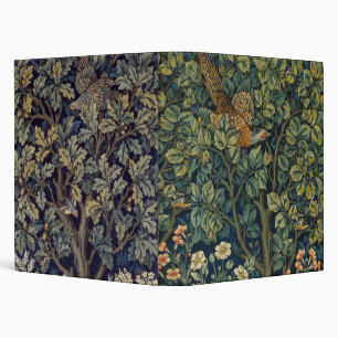 William Morris Pheasant Bird Tree Woodland Binder