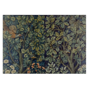 William Morris Pheasant Bird Tree Woodland Cutting Board