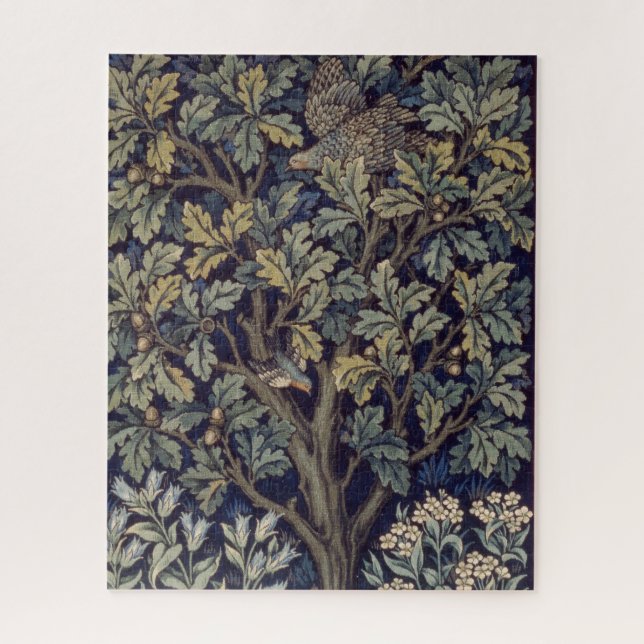 William Morris Pheasant Bird Tree Woodland Jigsaw Puzzle (Vertical)