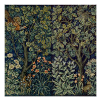 William Morris Pheasant Bird Tree Woodland