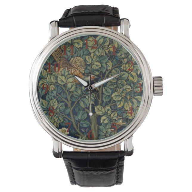 William Morris Pheasant Bird Tree Woodland Watch (Front)
