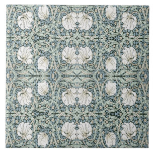 William Morris Pimpernel Blue Tile