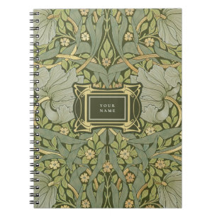 William Morris Pimpernel Carnet Motif Vintage