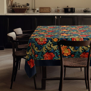 William Morris Pimpernel colorful vibrant colors Tablecloth