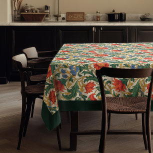 William Morris Pimpernel colorful vibrant colors Tablecloth