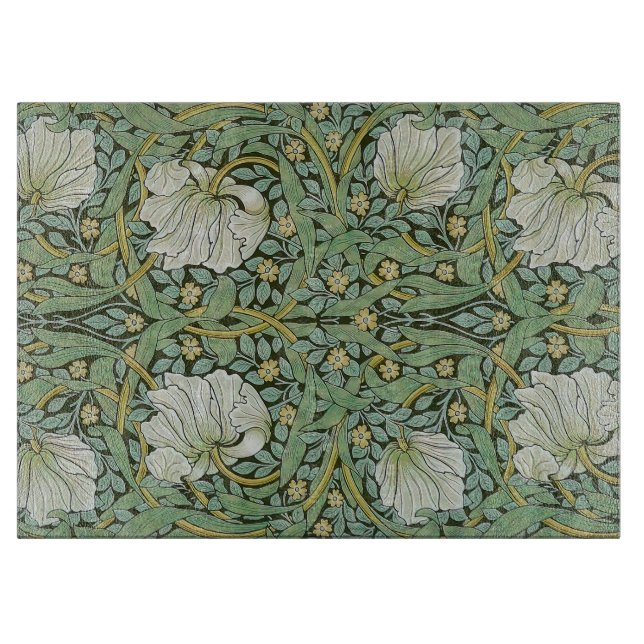 William Morris - Pimpernel Cutting Board (Front)