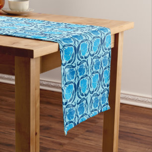 William Morris Pimpernel, Denim & Light Blue  Short Table Runner