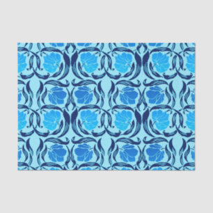 William Morris Pimpernel, Denim & Light Blue Tissue Paper