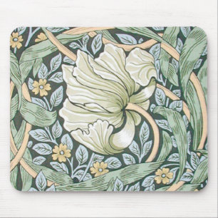 William Morris Pimpernel Floral Design Mouse Pad