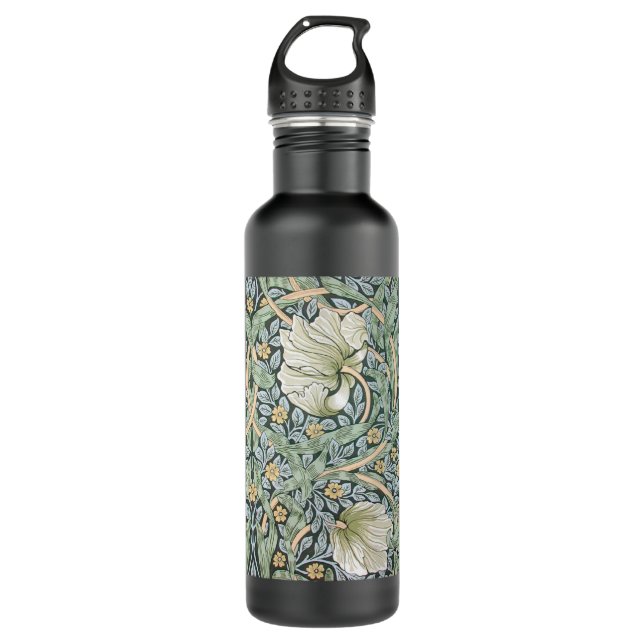 William Morris Pimpernel Floral Wallpaper 710 Ml Water Bottle (Front)