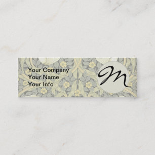 William Morris Pimpernel Floral Wallpaper Mini Business Card