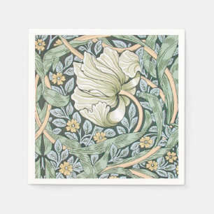 William Morris Pimpernel Floral Wallpaper Napkin