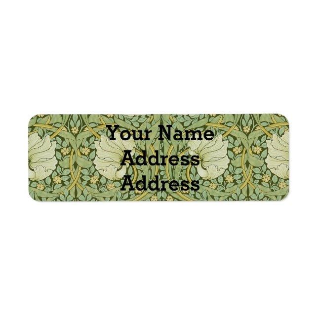 William Morris Pimpernel Fond d'écran bleu Floral (Devant)