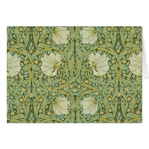 William Morris Pimpernel Fond d'écran bleu Floral