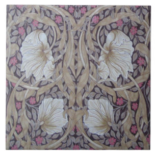 William Morris Pimpernel Matching Repeat Design Tile