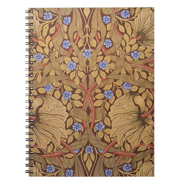 William Morris Pimpernel Notebook (Front)