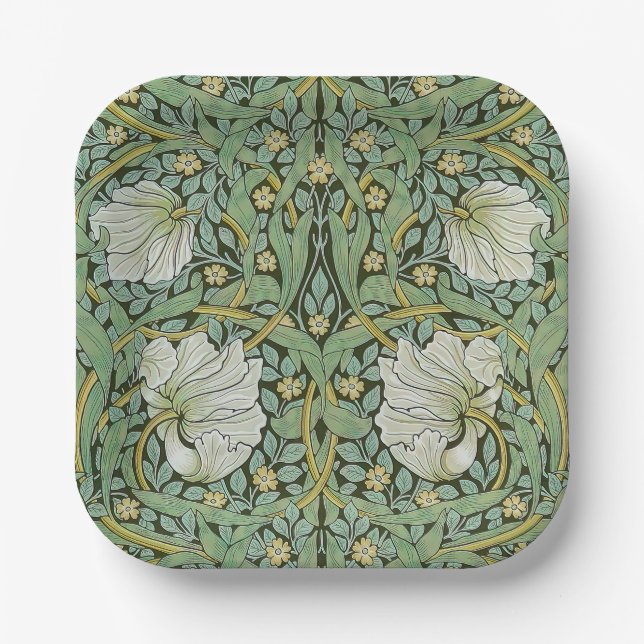 William Morris - Pimpernel Paper Plate (Front)